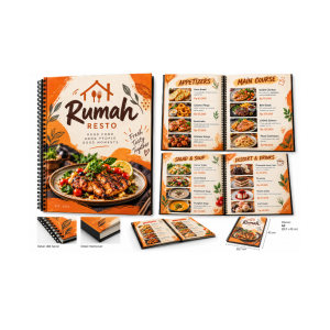 Menu Restoran Hard Cover A3
