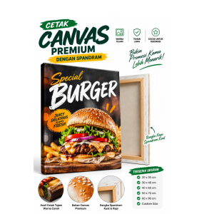 Cetak Poster Canvas + Spandram