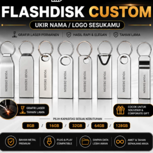 Flashdisk Metal Custom Logo/Nama