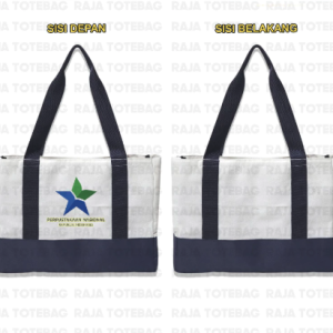 Totebag Kanvas Twill Custom Sablon