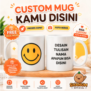 Mug Custom Gambar & Logo